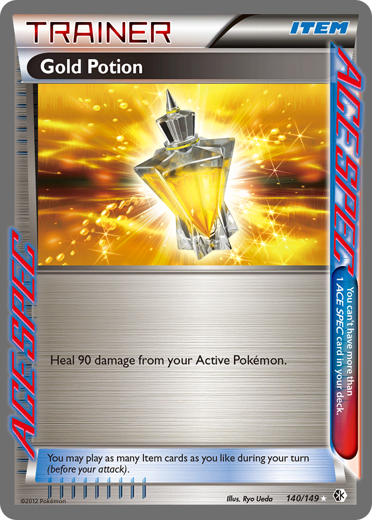 Gold Potion (140/149) [Black & White: Boundaries Crossed] - Destination Retro