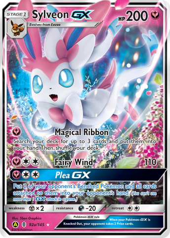 Sylveon GX (92a/145) [Alternate Art Promos] - Destination Retro