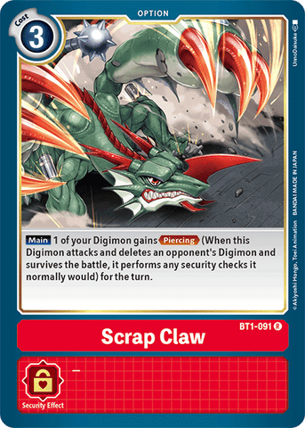 Scrap Claw [BT1-091] [Release Special Booster Ver.1.5] - Destination Retro