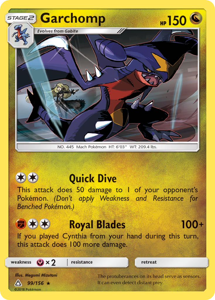 Garchomp (99/156) [Sun & Moon: Ultra Prism] - Destination Retro