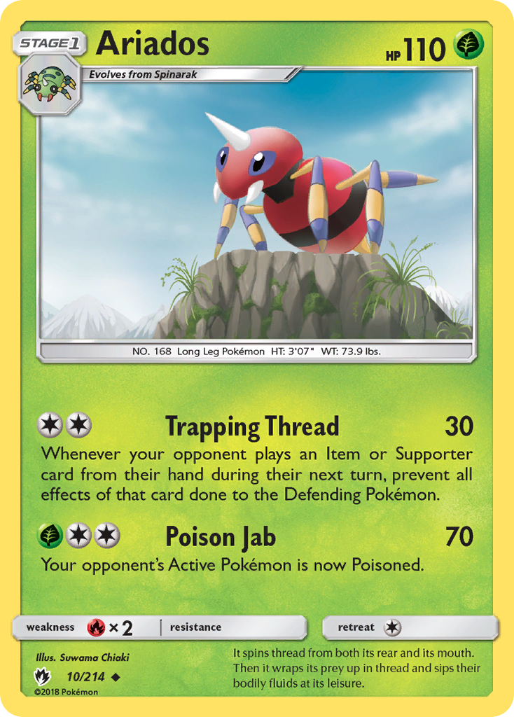 Ariados (10/214) [Sun & Moon: Lost Thunder] - Destination Retro