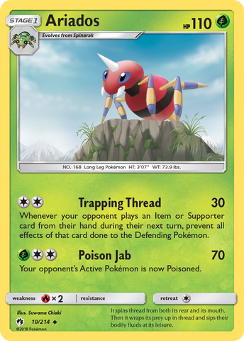 Ariados (10/214) [Sun & Moon: Lost Thunder] - Destination Retro