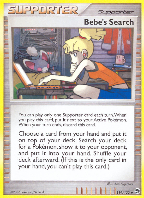 Bebe's Search (119/132) [Diamond & Pearl: Secret Wonders] - Destination Retro
