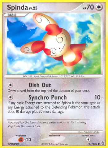 Spinda (111/132) [Diamond & Pearl: Secret Wonders] - Destination Retro