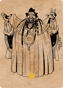 Alaundo the Seer Art Card (Gold-Stamped Signature) [Commander Legends: Battle for Baldur's Gate Art Series] - Destination Retro