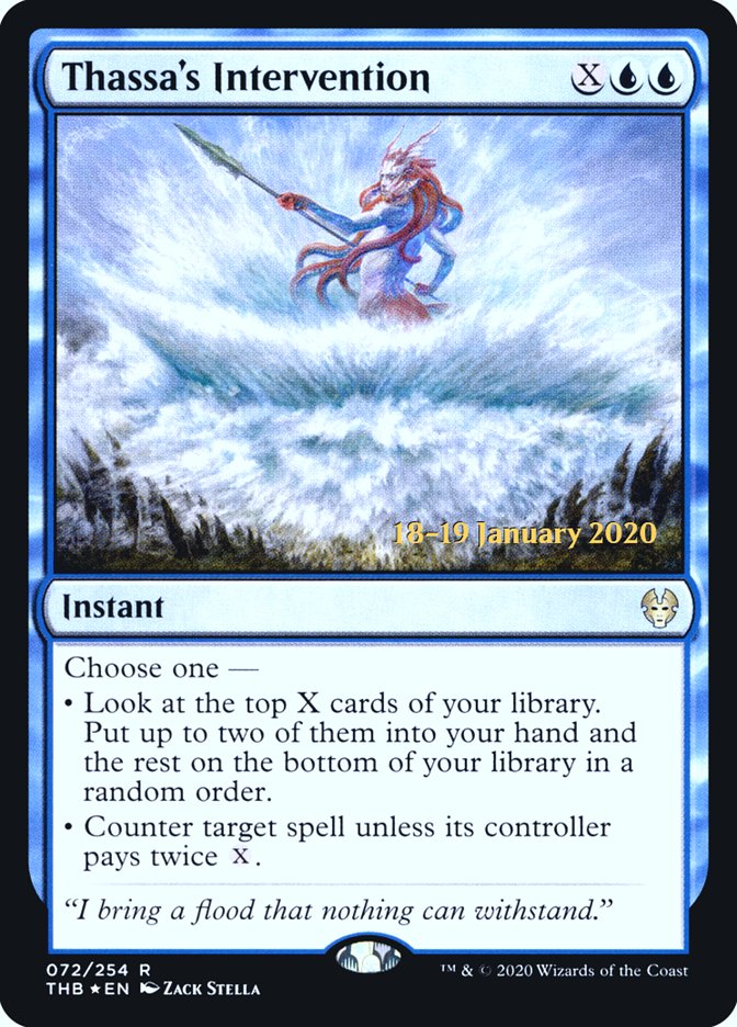 Thassa's Intervention [Theros Beyond Death Prerelease Promos] - Destination Retro
