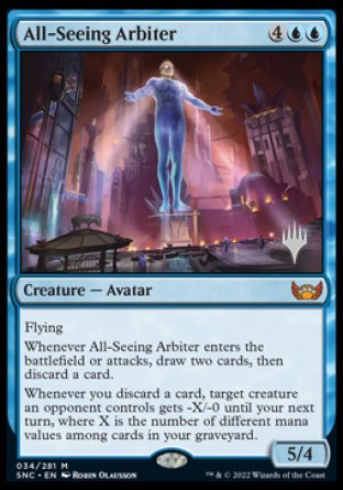 All-Seeing Arbiter (Promo Pack) [Streets of New Capenna Promos] - Destination Retro