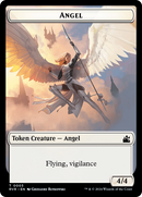 Bird // Angel (0003) Double-Sided Token [Ravnica Remastered Tokens] - Destination Retro
