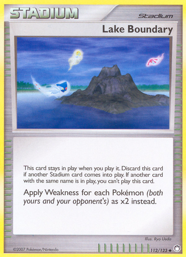 Lake Boundary (112/123) [Diamond & Pearl: Mysterious Treasures] - Destination Retro