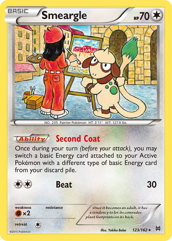 Smeargle (123/162) [XY: BREAKthrough] - Destination Retro