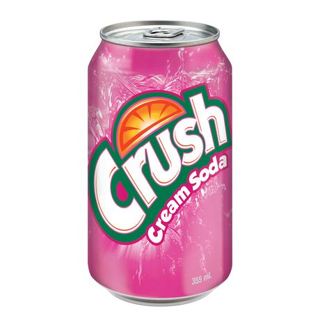 Crush Cream Soda Soda Can - Destination Retro