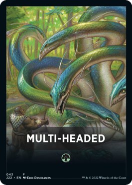 Multi-Headed Theme Card [Jumpstart 2022 Front Cards] - Destination Retro