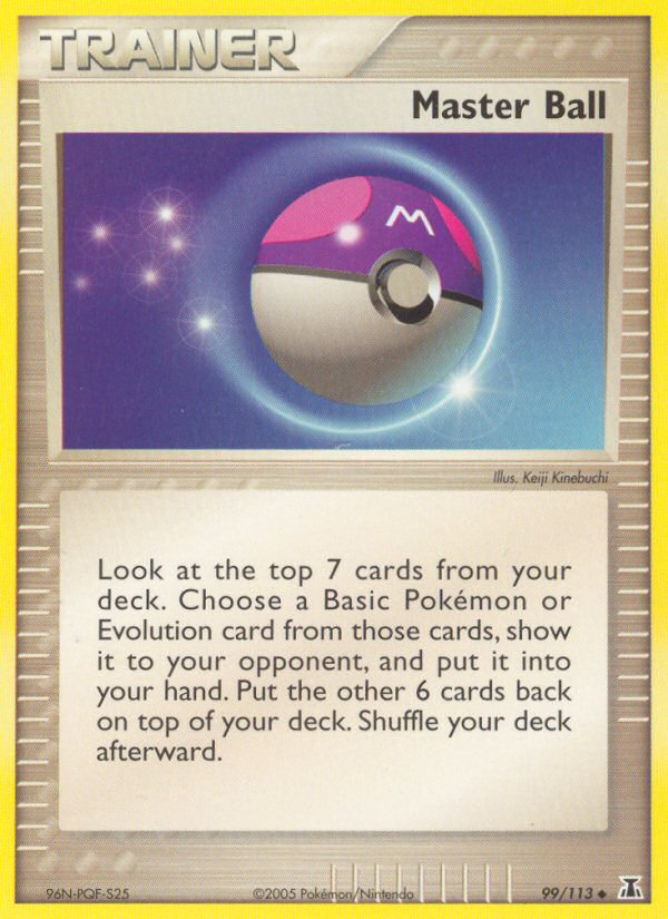 Master Ball (99/113) [EX: Delta Species] - Destination Retro