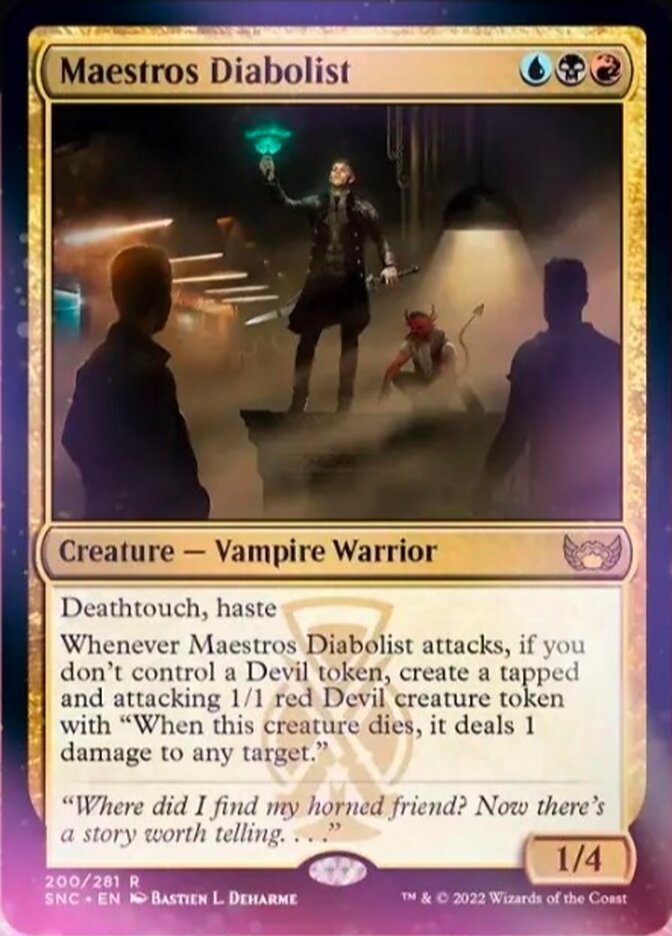 Maestros Diabolist [Streets of New Capenna] - Destination Retro