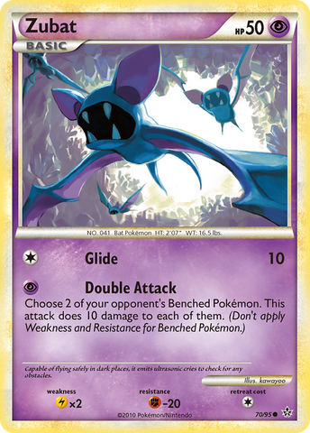 Zubat (70/95) [HeartGold & SoulSilver: Unleashed] - Destination Retro