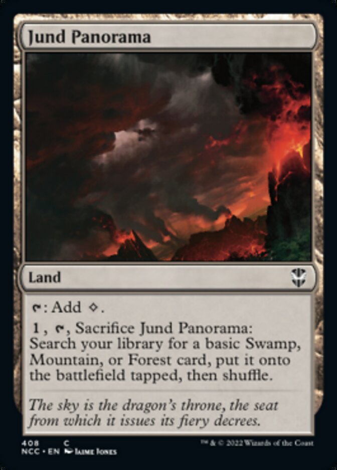 Jund Panorama [Streets of New Capenna Commander] - Destination Retro