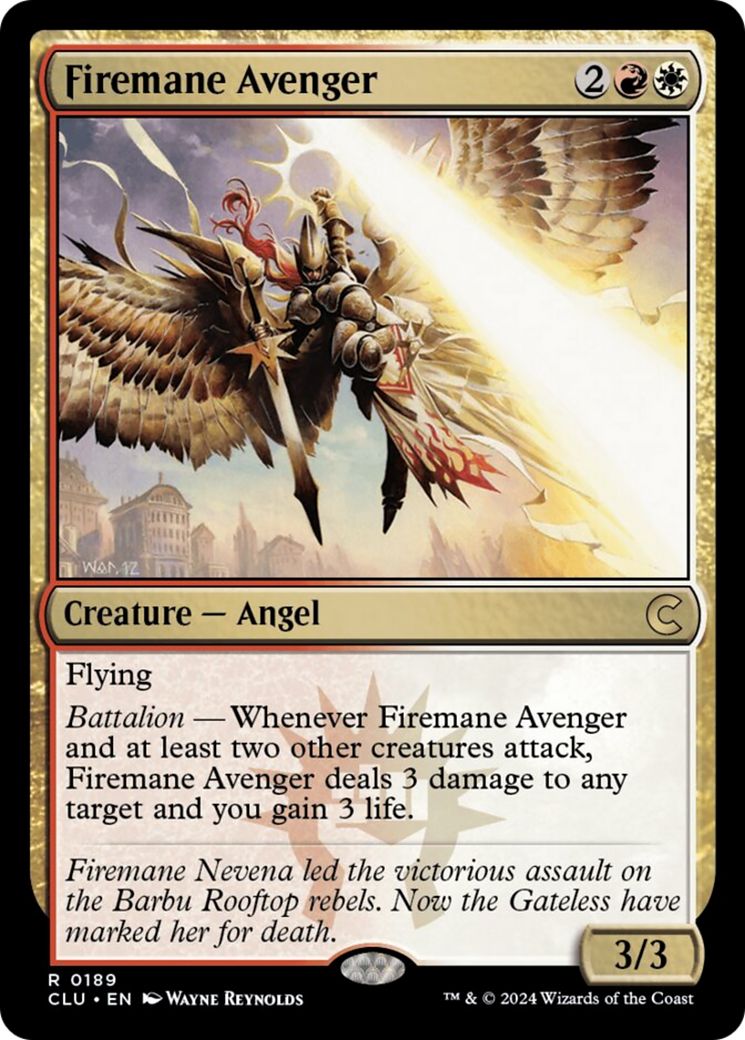 Firemane Avenger [Ravnica: Clue Edition] - Destination Retro