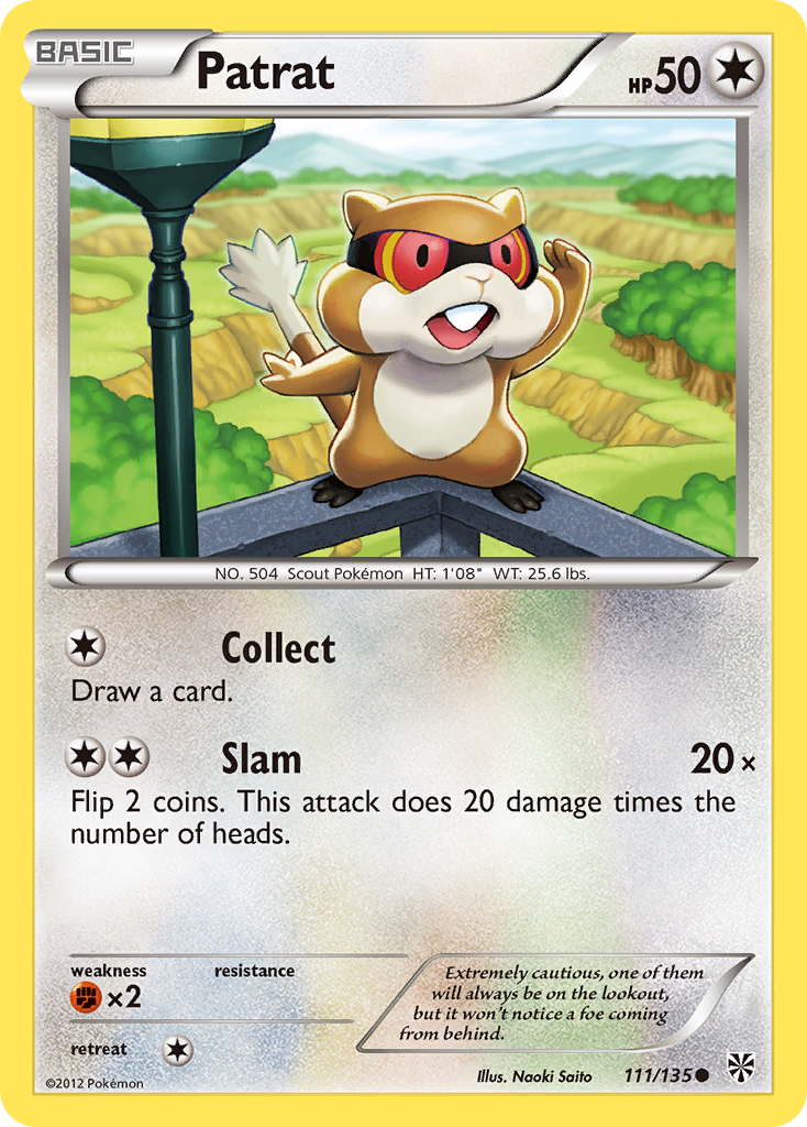 Patrat (111/135) [Black & White: Plasma Storm] - Destination Retro