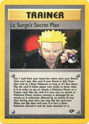 Lt. Surge's Secret Plan (107/132) [Gym Challenge Unlimited] - Destination Retro