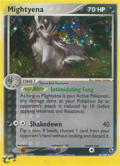 Mightyena (10/109) [EX: Ruby & Sapphire] - Destination Retro