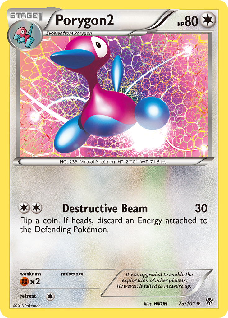 Porygon2 (73/101) [Black & White: Plasma Blast] - Destination Retro