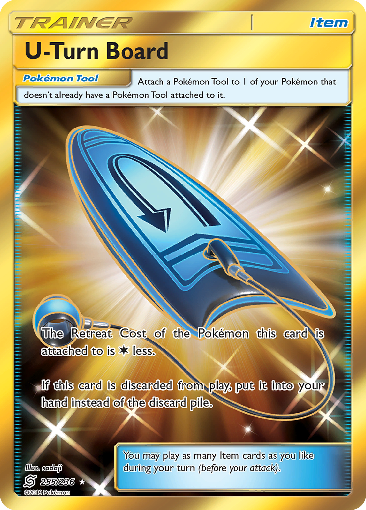 U-Turn Board (255/236) [Sun & Moon: Unified Minds] - Destination Retro