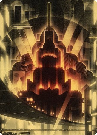 Plains Art Card [Streets of New Capenna Art Series] - Destination Retro