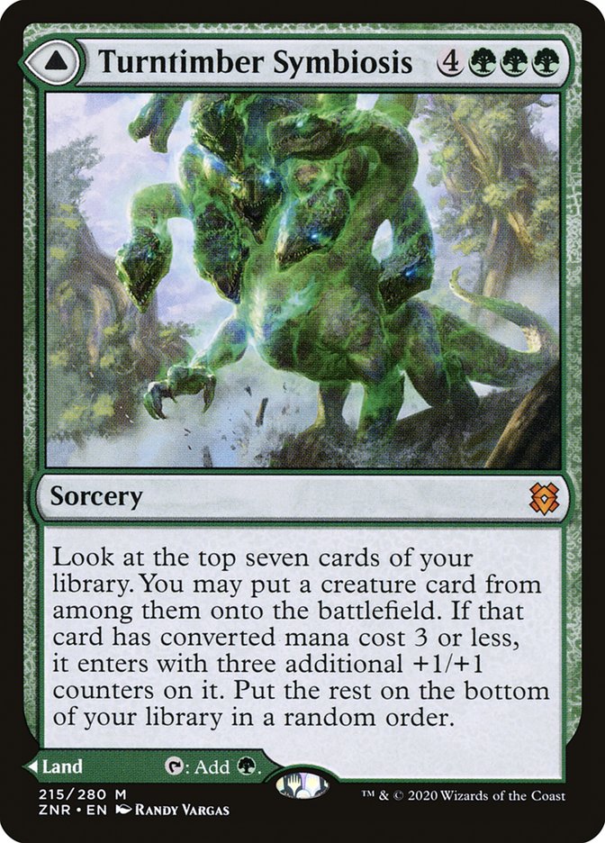 Turntimber Symbiosis // Turntimber, Serpentine Wood [Zendikar Rising] - Destination Retro