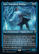 Gale, Waterdeep Prodigy (Foil Etched) [Commander Legends: Battle for Baldur's Gate] - Destination Retro