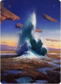 Flooded Strand Art Card [Zendikar Rising Art Series] - Destination Retro