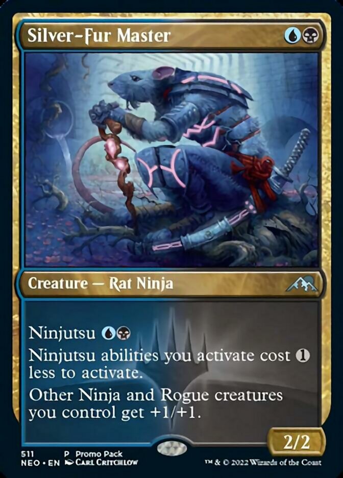 Silver-Fur Master (Promo Pack) [Kamigawa: Neon Dynasty Promos] - Destination Retro