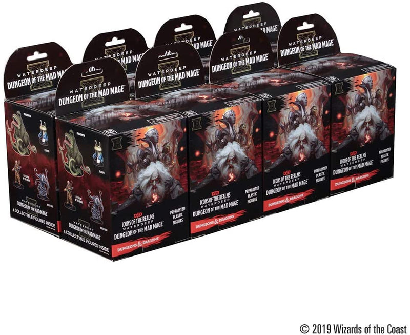 DUNGEONS & DRAGONS - MINIATURE FIGURE - WATERDEEP: DUNGEONS OF THE MAD MAGE BOOSTER BRICK - Destination Retro