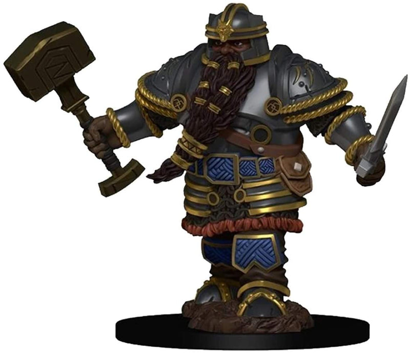 DUNGEONS & DRAGONS - MINIATURE FIGURE - DWARF FIGHTER (MALE) - Destination Retro
