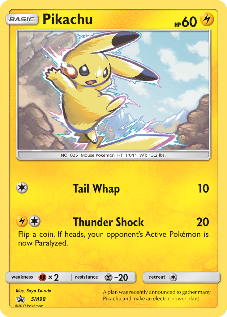 Pikachu (SM98) [Sun & Moon: Black Star Promos] - Destination Retro