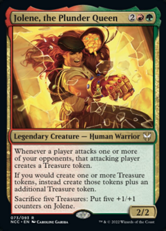 Jolene, the Plunder Queen [Streets of New Capenna Commander] - Destination Retro