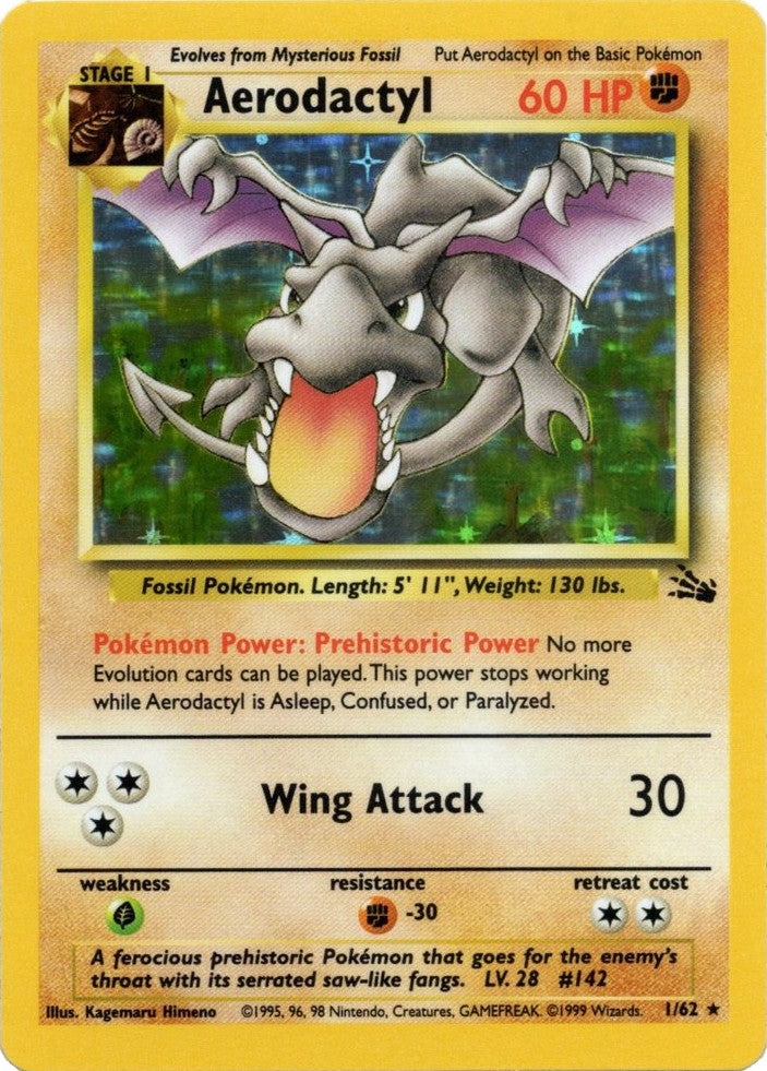 Aerodactyl (1/62) [Fossil Unlimited] - Destination Retro