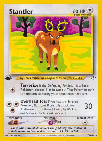 Stantler (38/64) [Neo Revelation 1st Edition] - Destination Retro