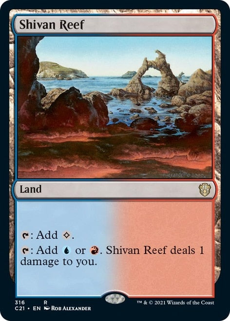 Shivan Reef [Commander 2021] - Destination Retro