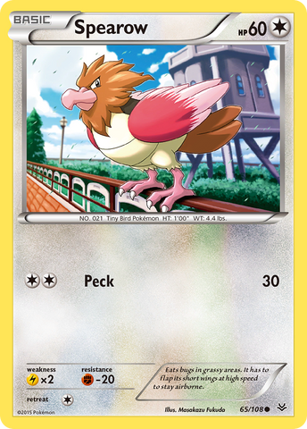 Spearow (65/108) [XY: Roaring Skies] - Destination Retro