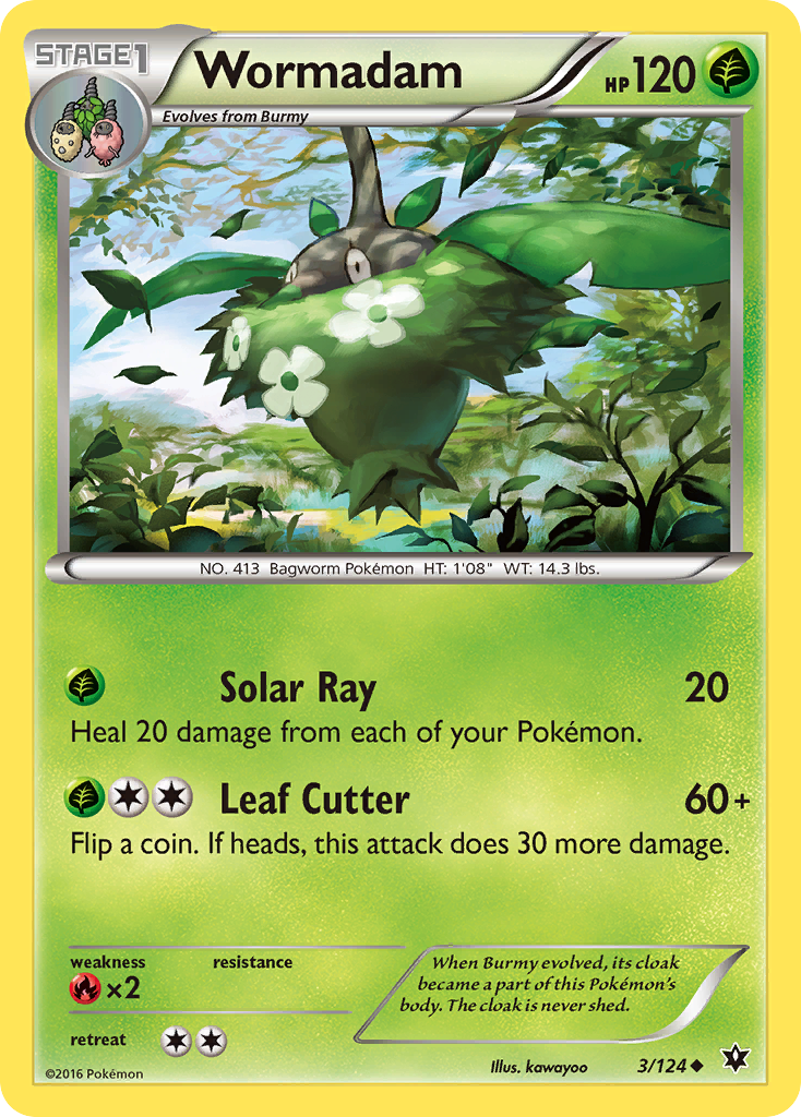 Wormadam (3/124) [XY: Fates Collide] - Destination Retro
