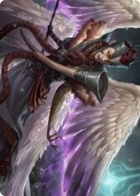 Firja, Judge of Valor Art Card [Kaldheim: Art Series] - Destination Retro