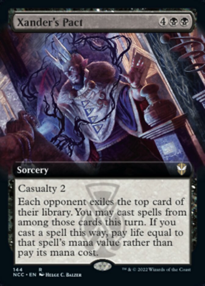 Xander's Pact (Extended Art) [Streets of New Capenna Commander] - Destination Retro