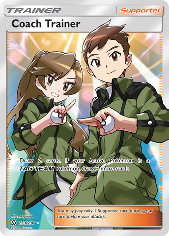 Coach Trainer (233/236) [Sun & Moon: Unified Minds] - Destination Retro