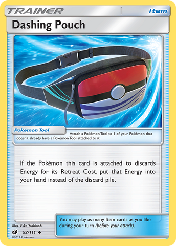 Dashing Pouch (92/111) [Sun & Moon: Crimson Invasion] - Destination Retro