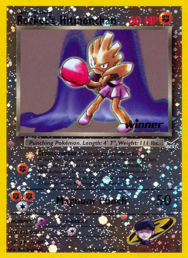 Rocket's Hitmonchan (9) (Winner) [Best of Promos] - Destination Retro