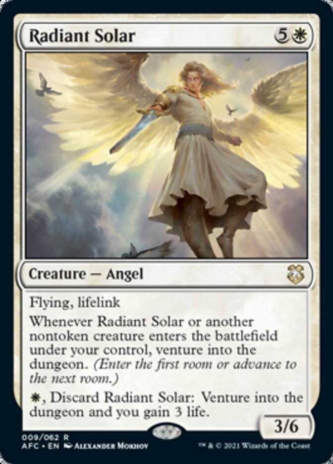 Radiant Solar [Dungeons & Dragons: Adventures in the Forgotten Realms Commander] - Destination Retro