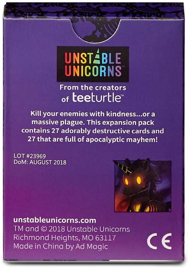 Unstable Unicorns Rainbow Apocalypse Expansion Pack - Destination Retro