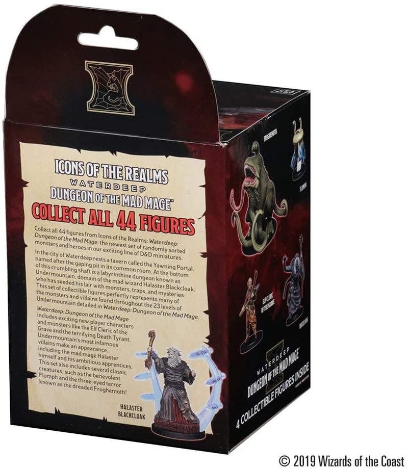 DUNGEONS & DRAGONS - MINIATURE FIGURE - WATERDEEP: DUNGEONS OF THE MAD MAGE BOOSTER - Destination Retro