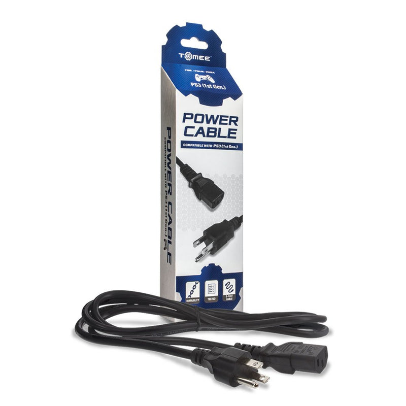 Tomee 3-Prong Power Cable for PS3/ Xbox 360/ PC - Destination Retro