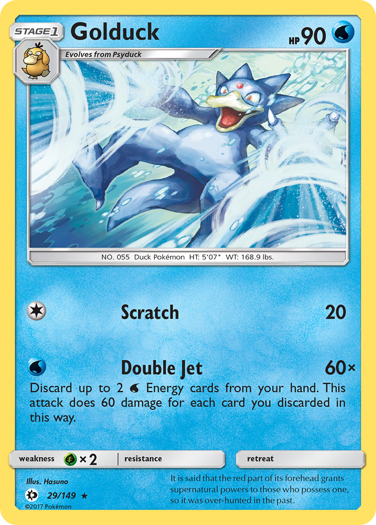Golduck (29/149) [Sun & Moon: Base Set] - Destination Retro